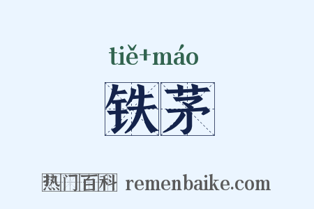 铁茅是什么意思的图片